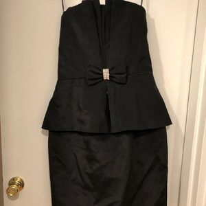 ABS evening black dress